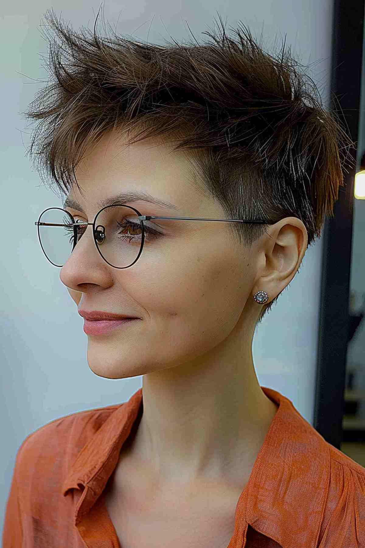 Androgynous Pixie with Textured Ends