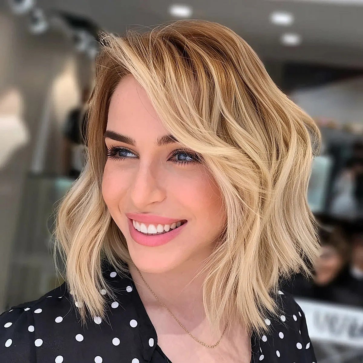 Choppy bob for thin hair
