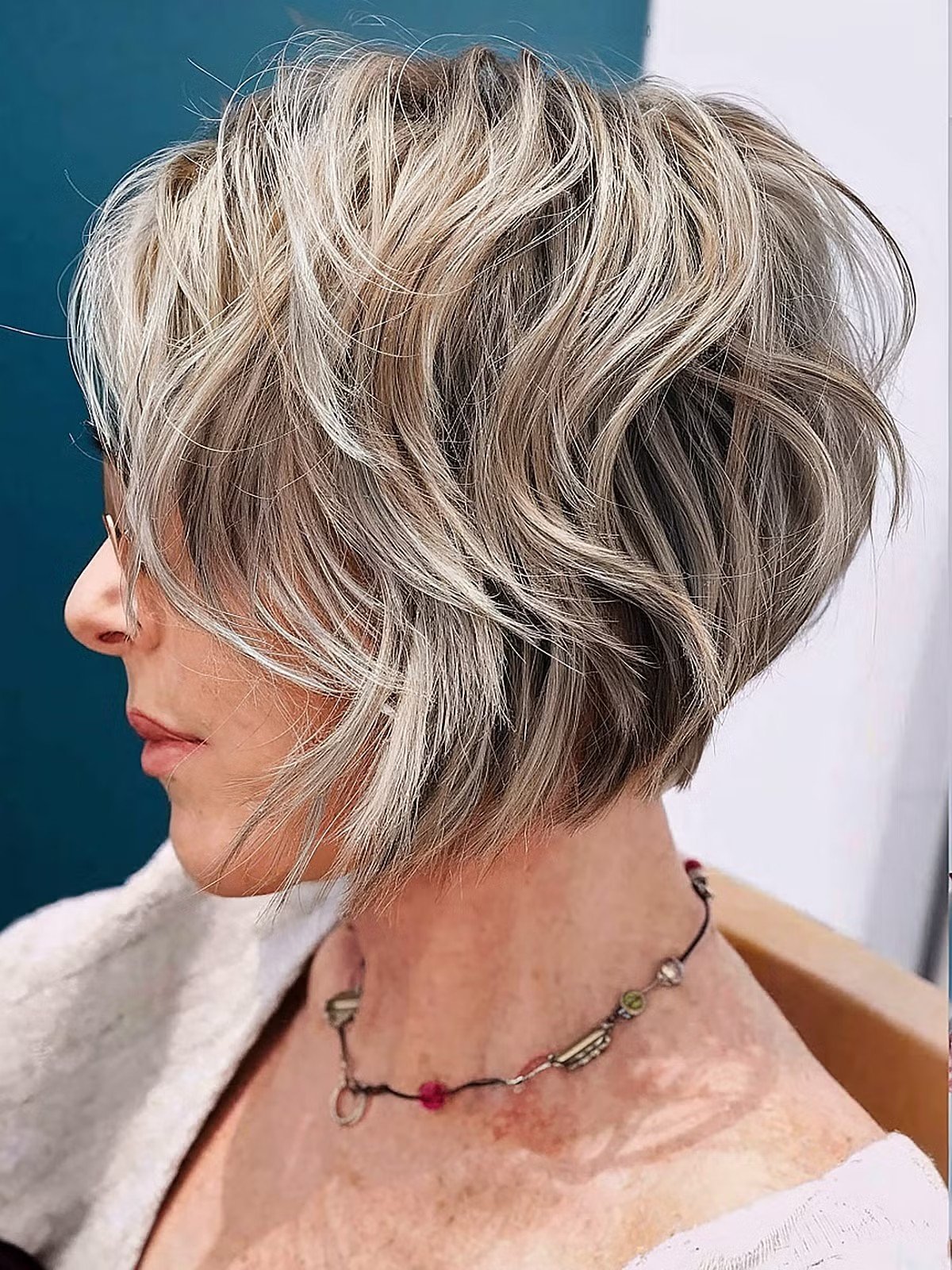 Choppy Feathered Bob