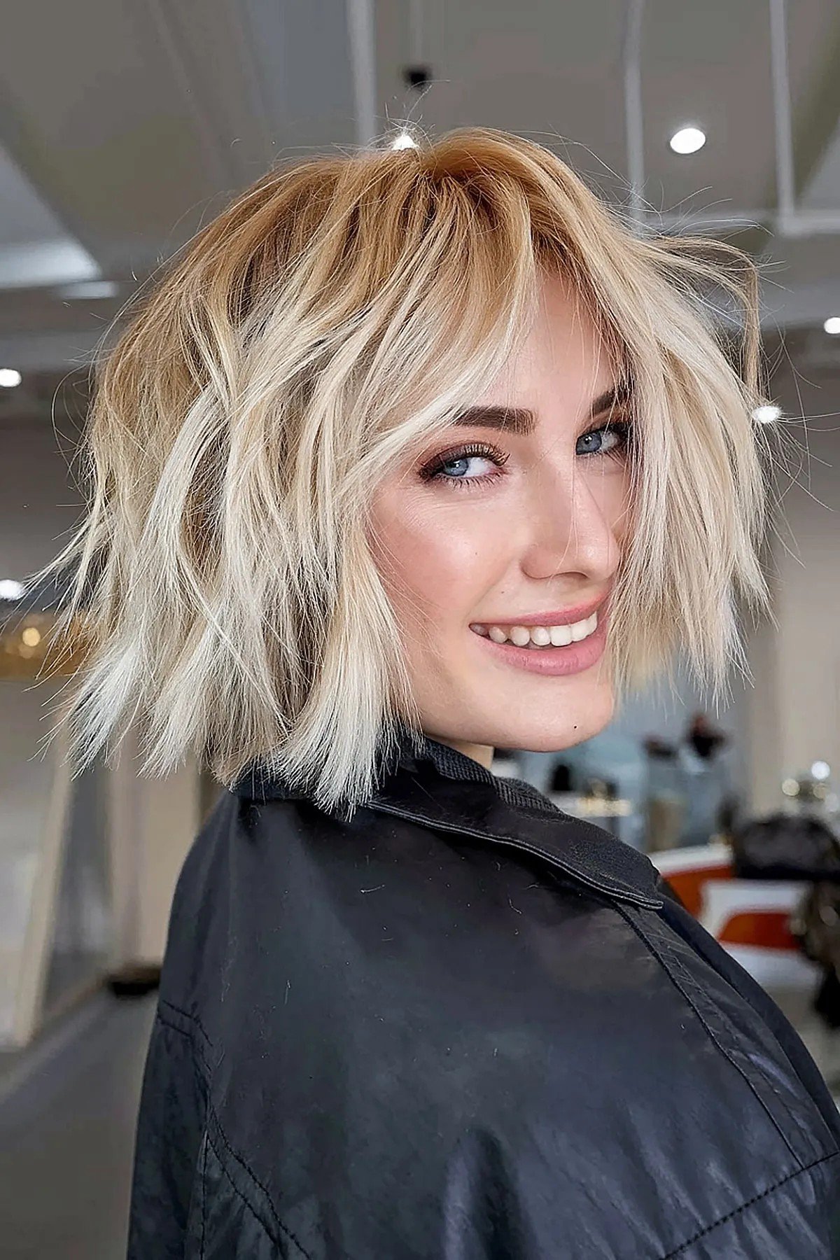 Fun and Flirty Shag Bob