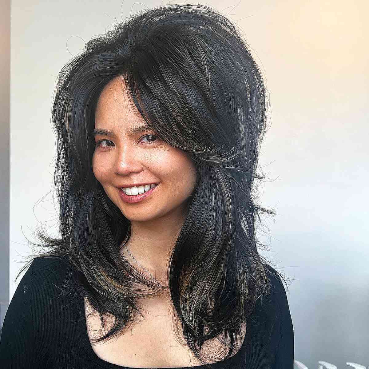 Heavily Layered Big Shaggy Hair