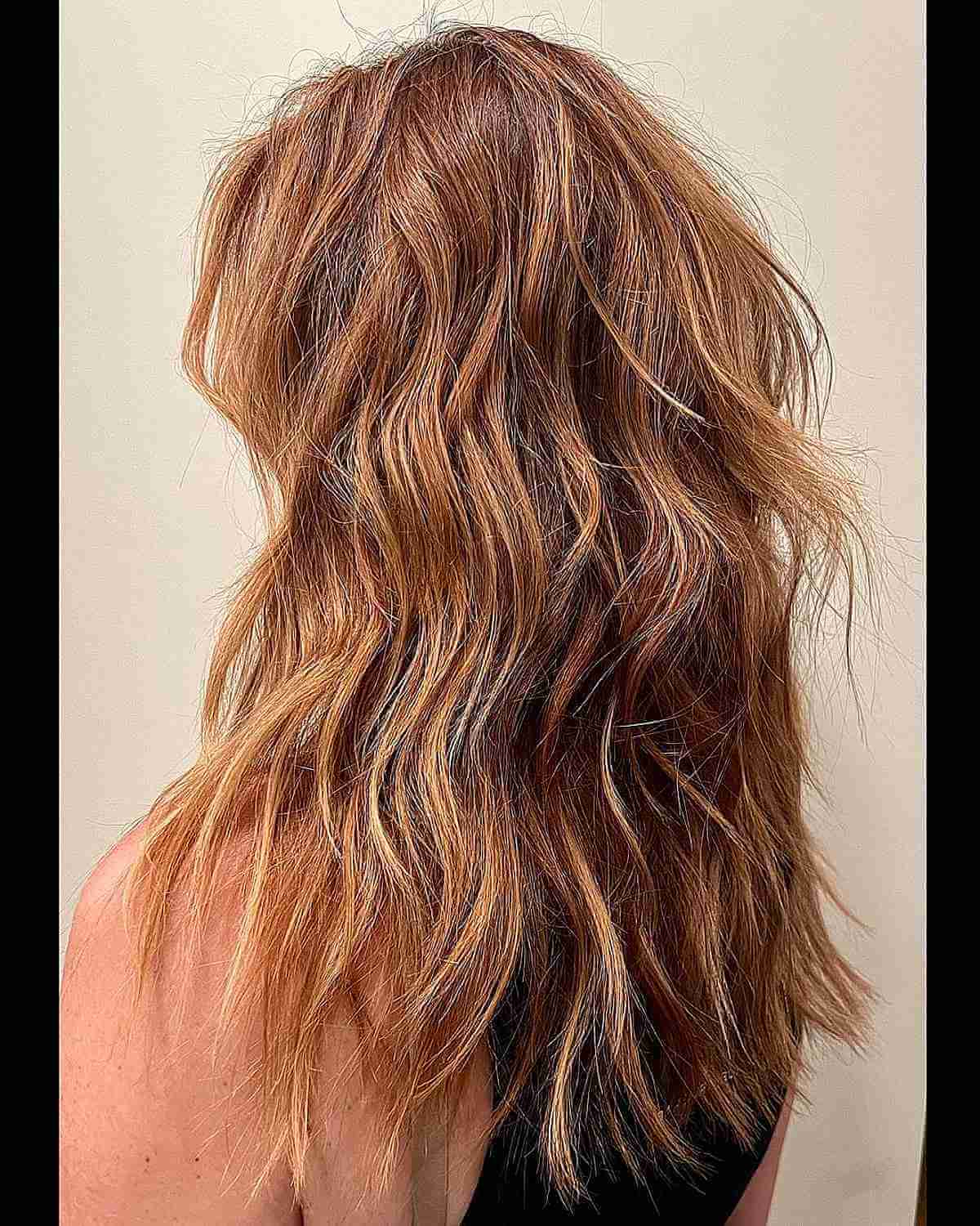 Heavily Layered Shag with Loose Waves