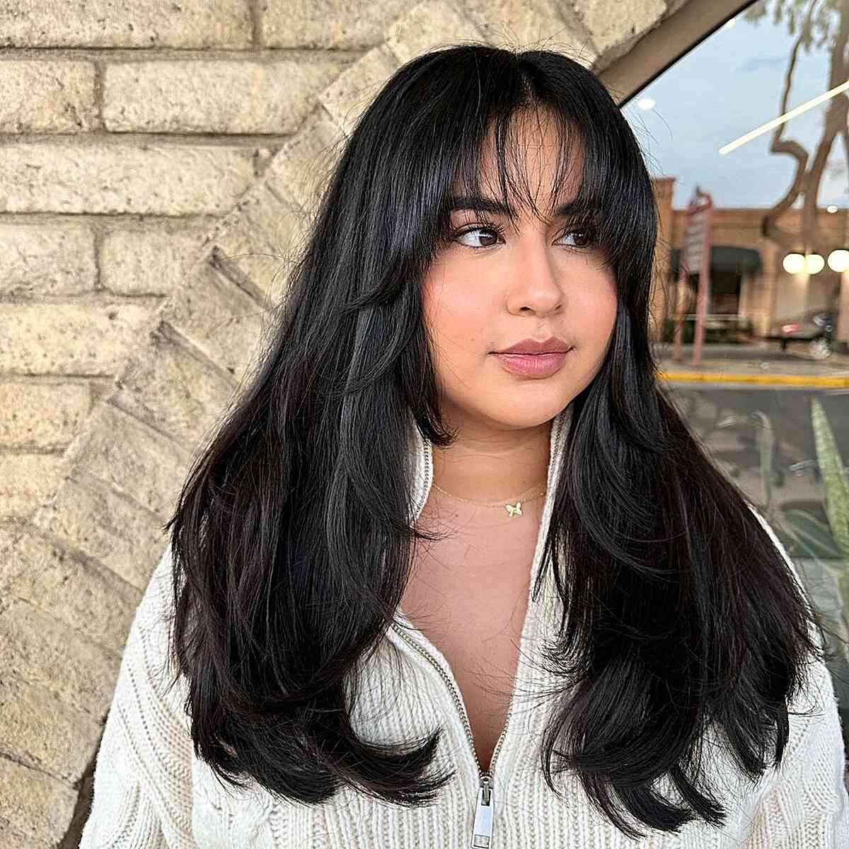 Long Layers with Shorter Pieces and a Fringe