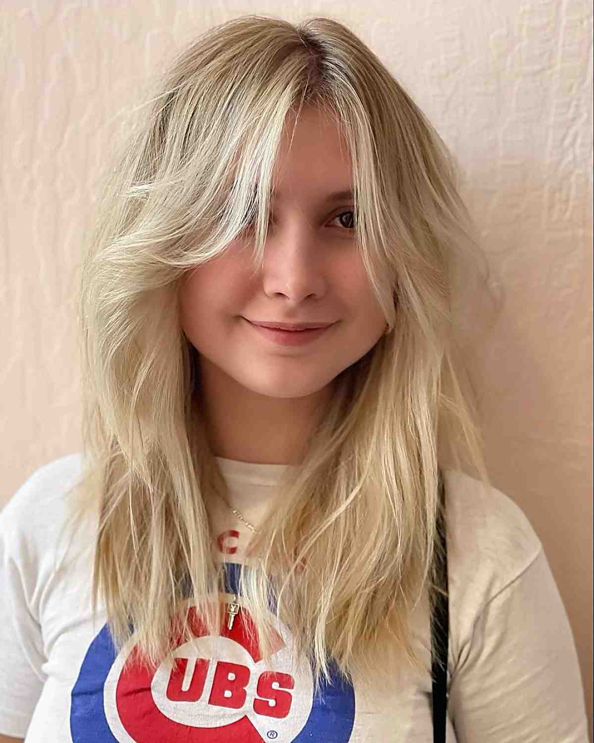 Mid-Length Shag with Razored Layers