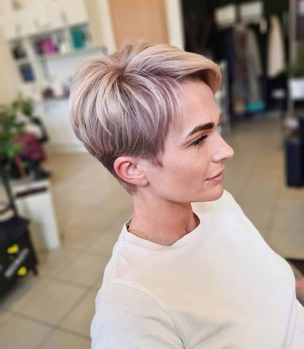 Short Layered Pixie for Straight Hair