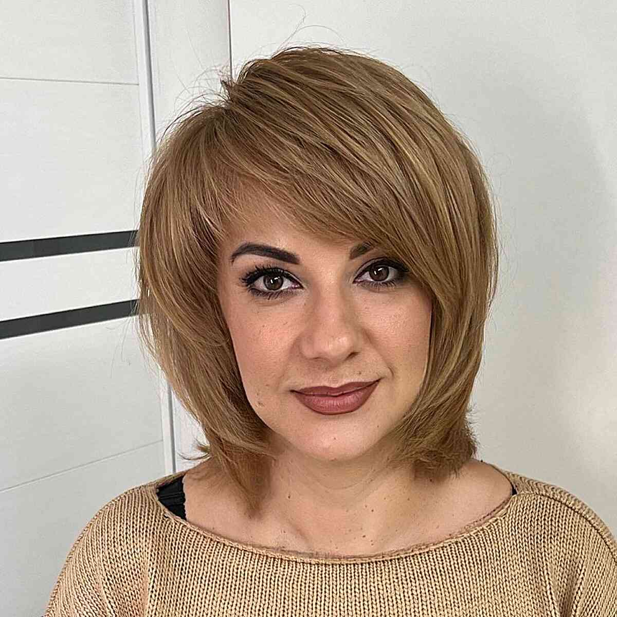 The Softest Layered Shag Cut