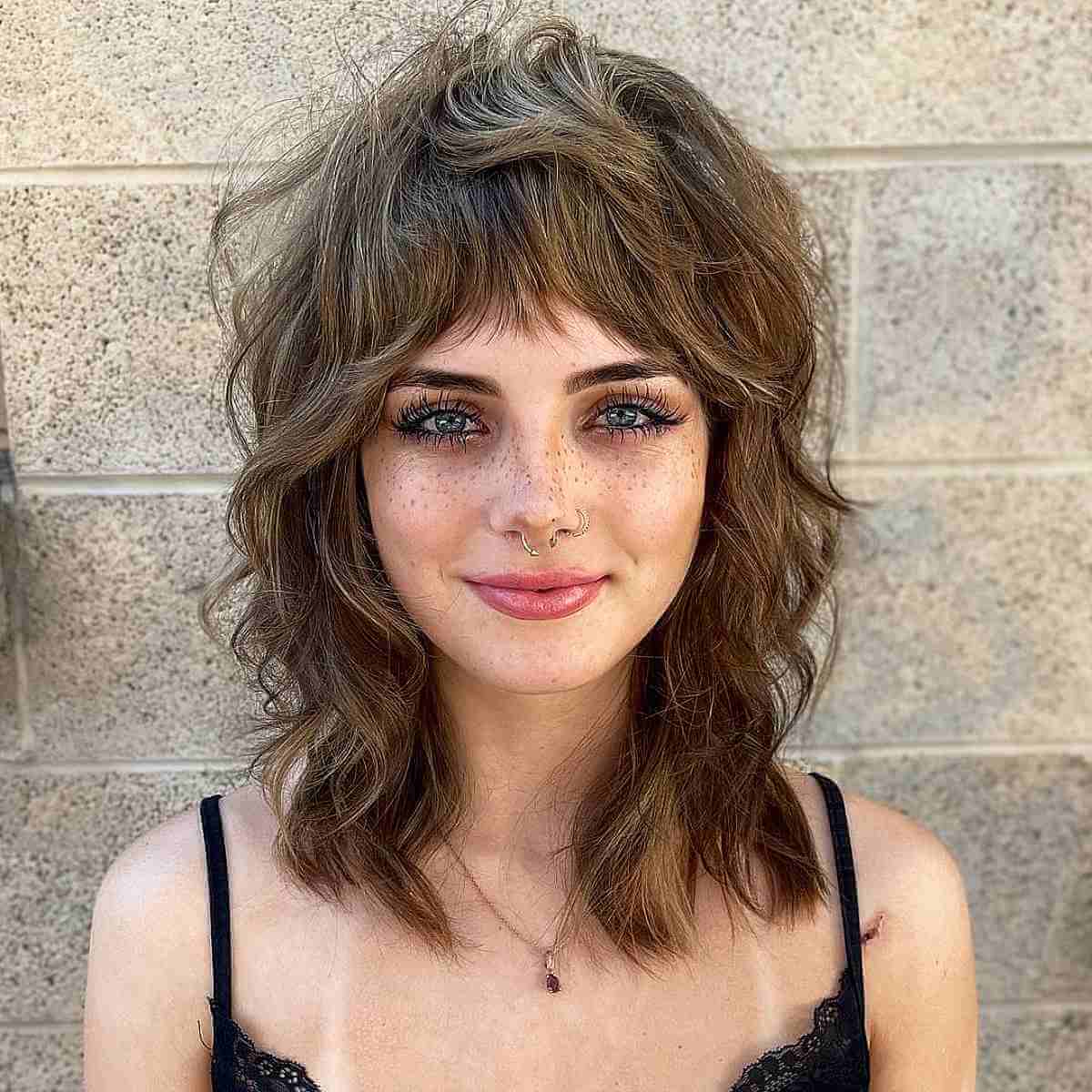 Voluminous Shaggy Wolf Cut with Layers