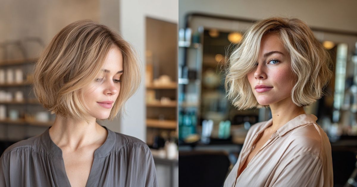 Blonde Bob and Lob Variations From Ash to Champagne