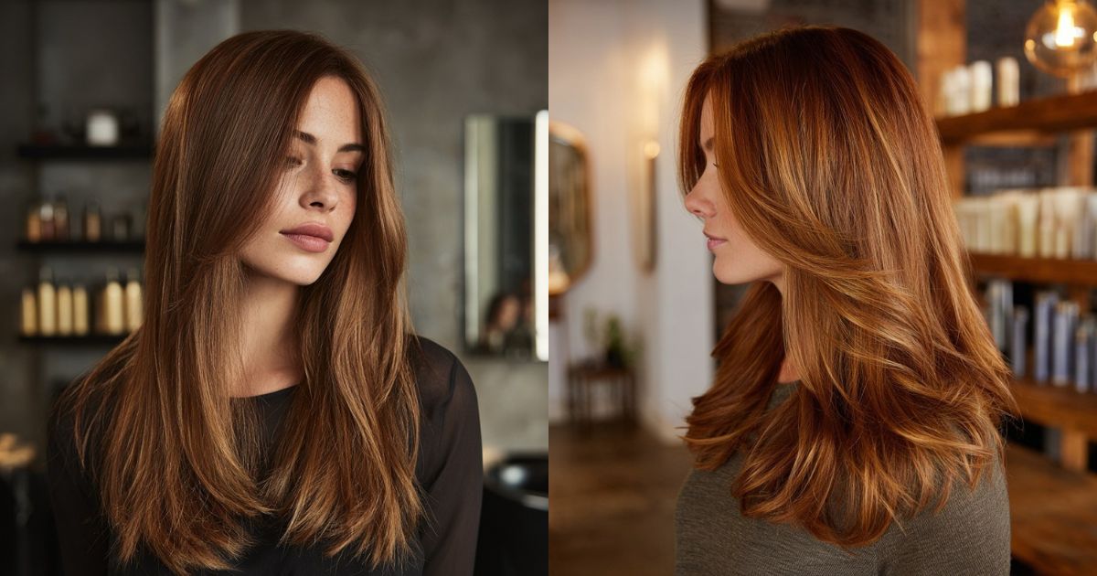 Fall Brunette Trends: Chestnut, Hazelnut, and Mocha Shades