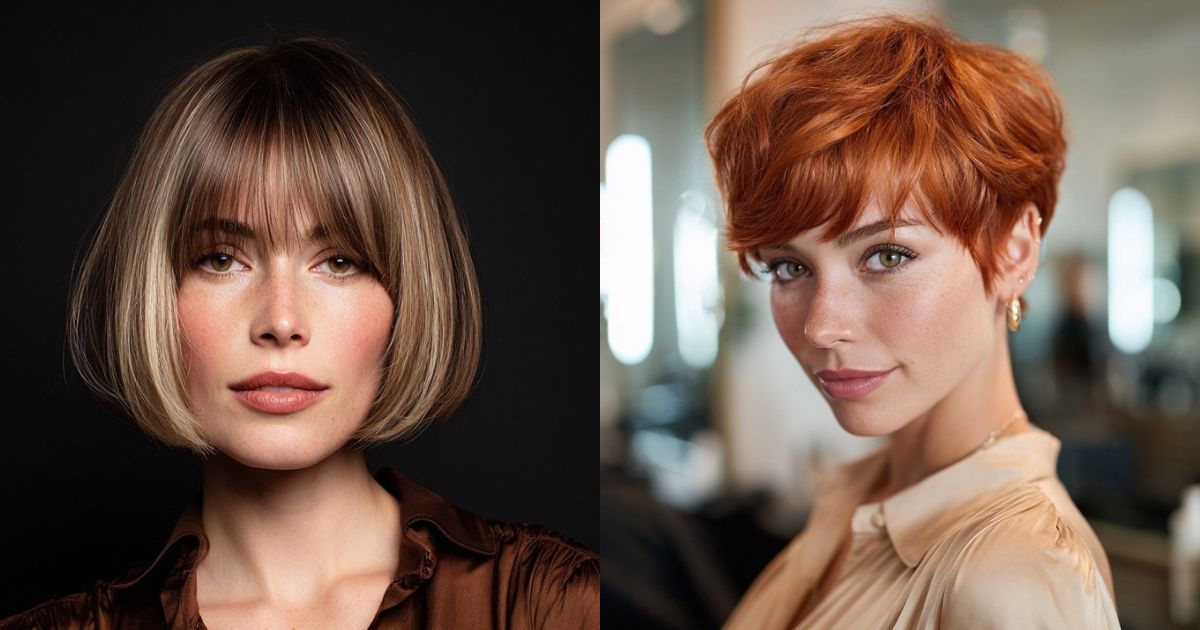 Glossy Bob, Lob and Pixie Hairstyles for a Modern, Refined Look