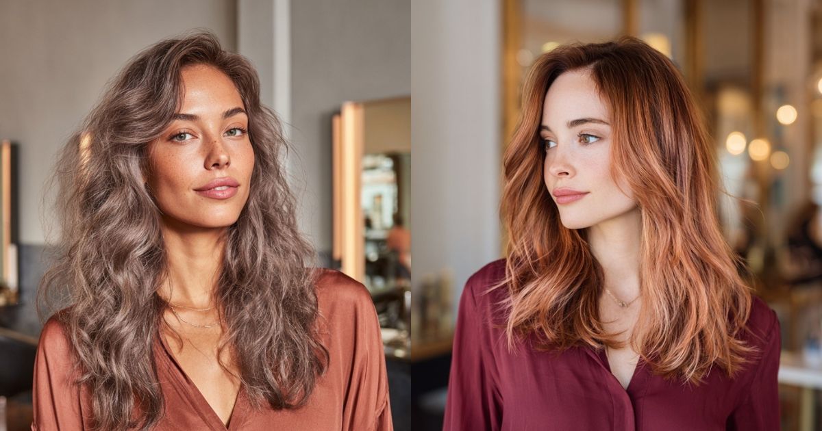 Metallic Silver and Copper Hairstyles With a Futuristic Edge