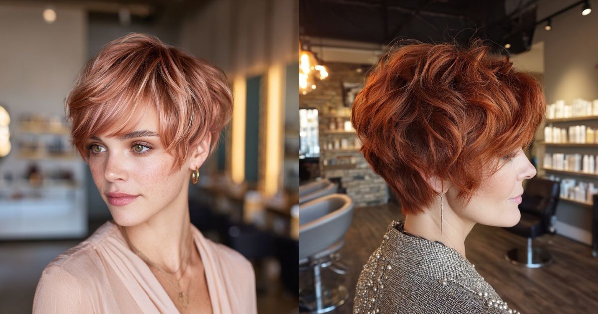 Red and Copper Pixie Cuts That Make a Bold Statement