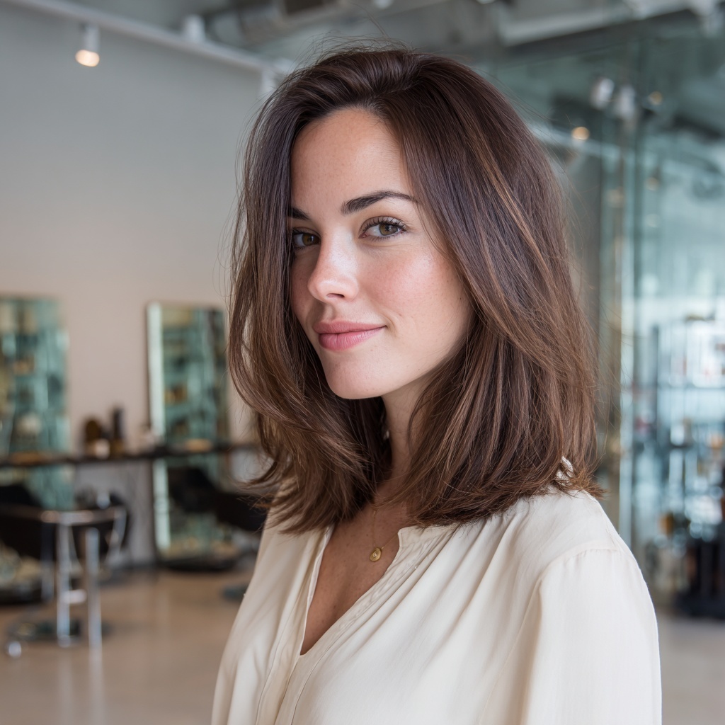 Air-Swept Bob Showing Polished Ease