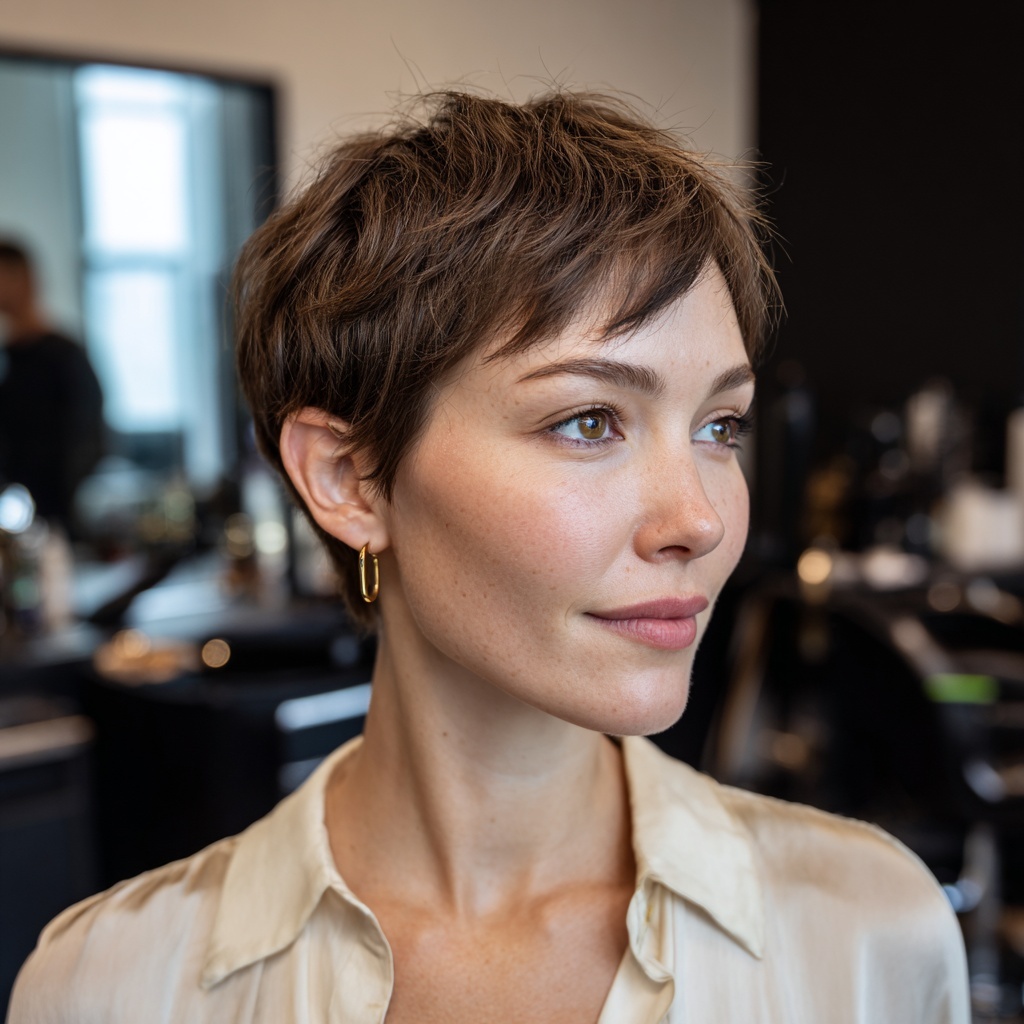 Air-Touch Pixie with Light Texture