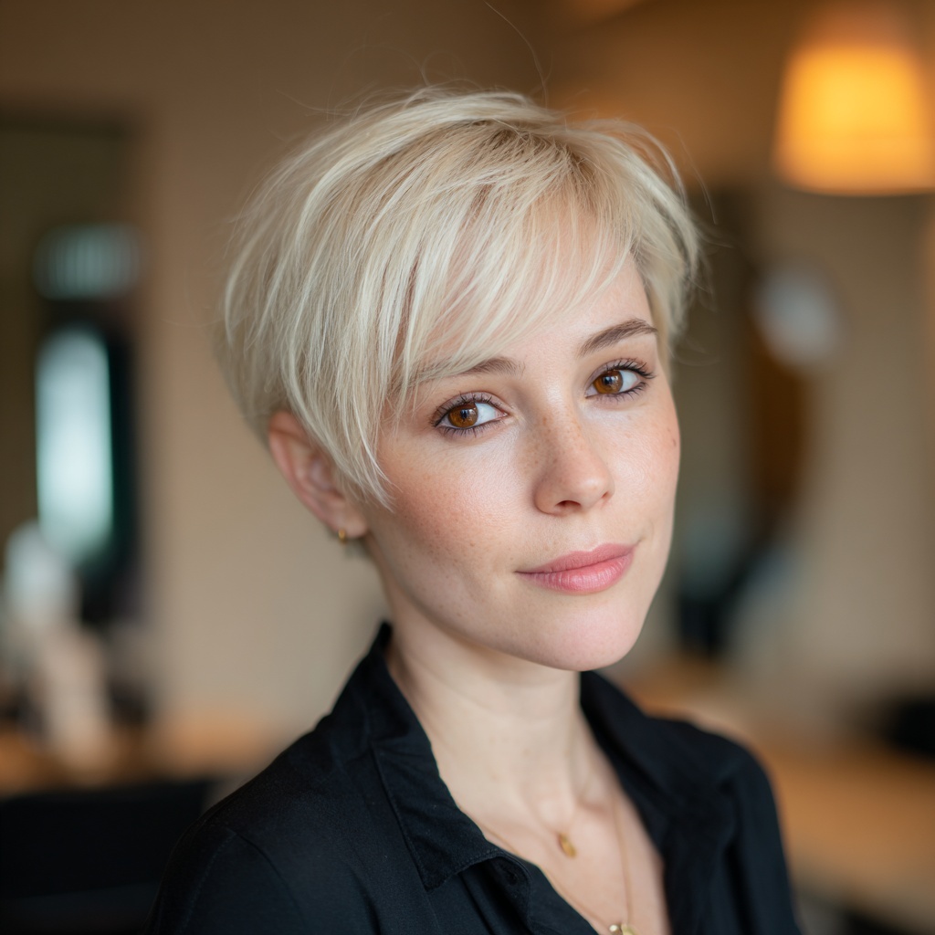 Airy Layer Pixie with Reflective Movement