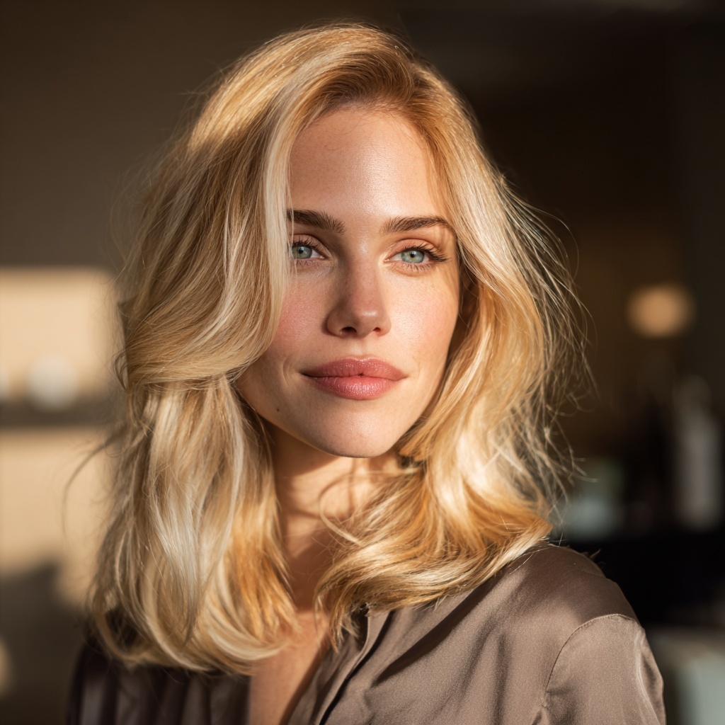 Ambered Champagne Light for Golden Depth