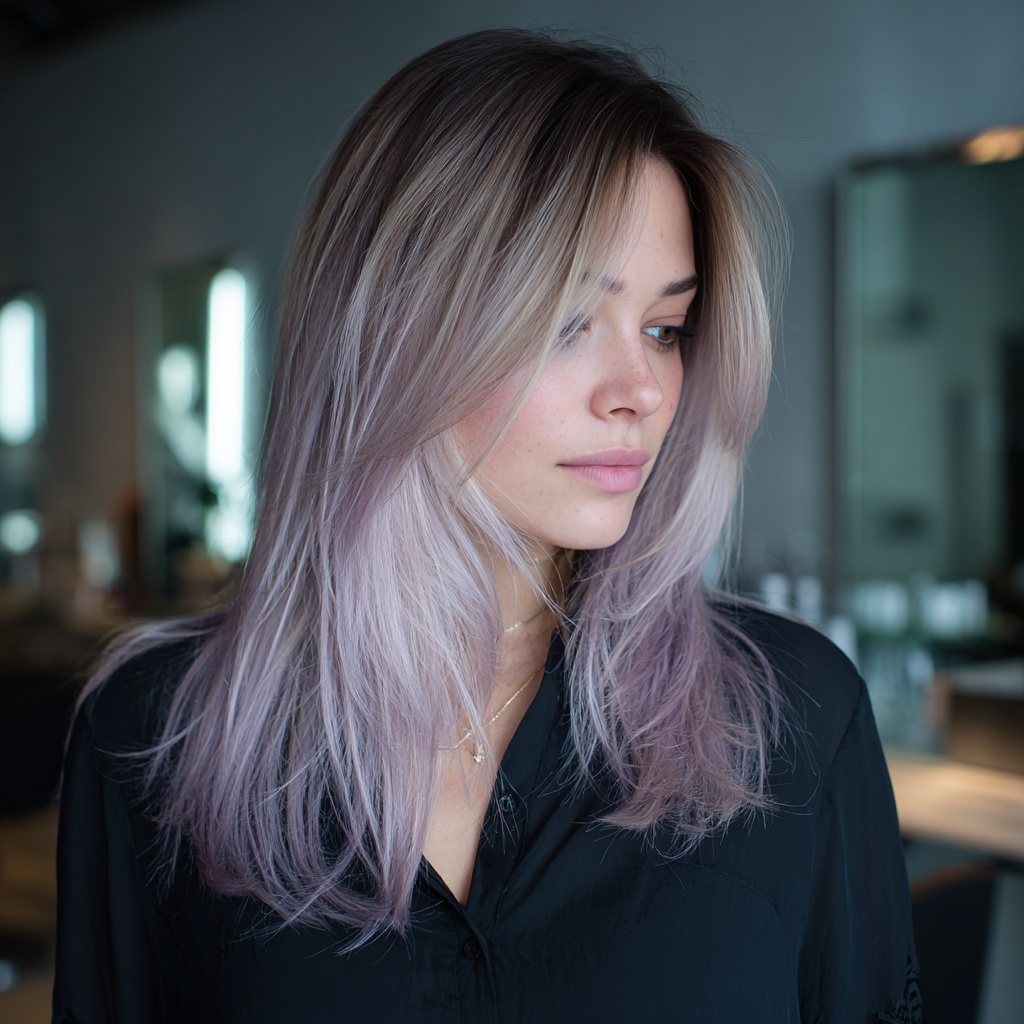 Ash Lilac Ombre for Soft Dimension