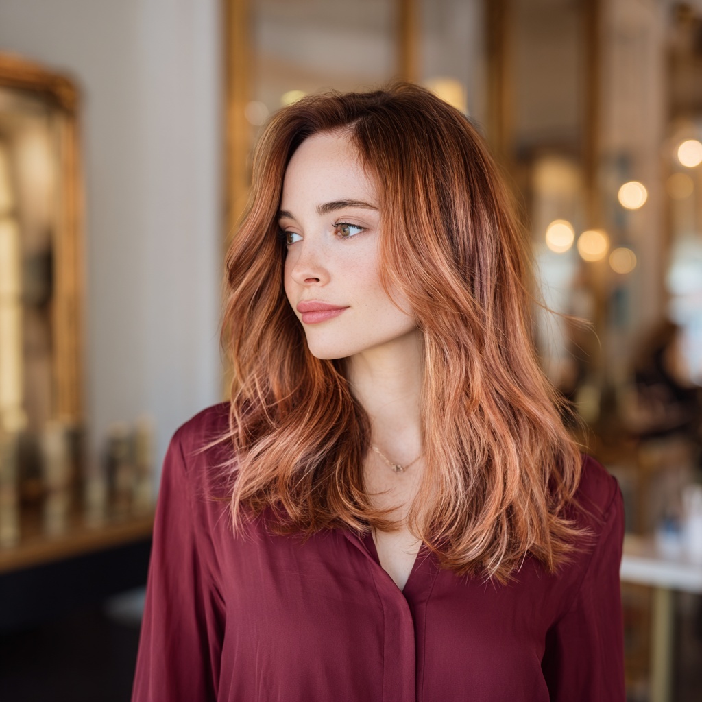 Blush Copper Fade for Gentle Warmth