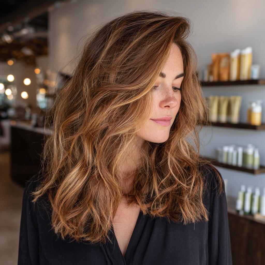 Caramel Swirl Highlights for Light Dimension