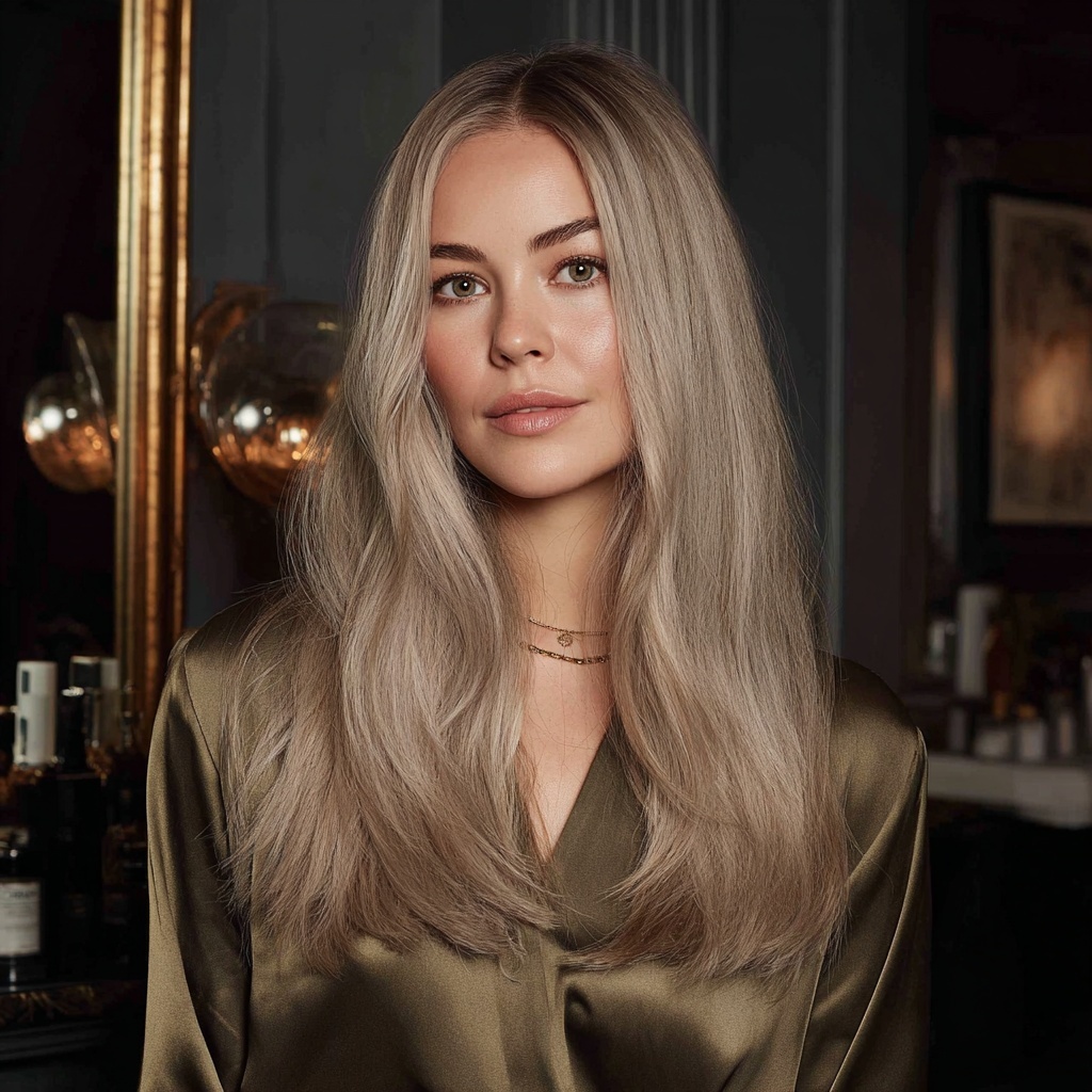 Champagne Ash Foilyage Glow for Polished Neutrality