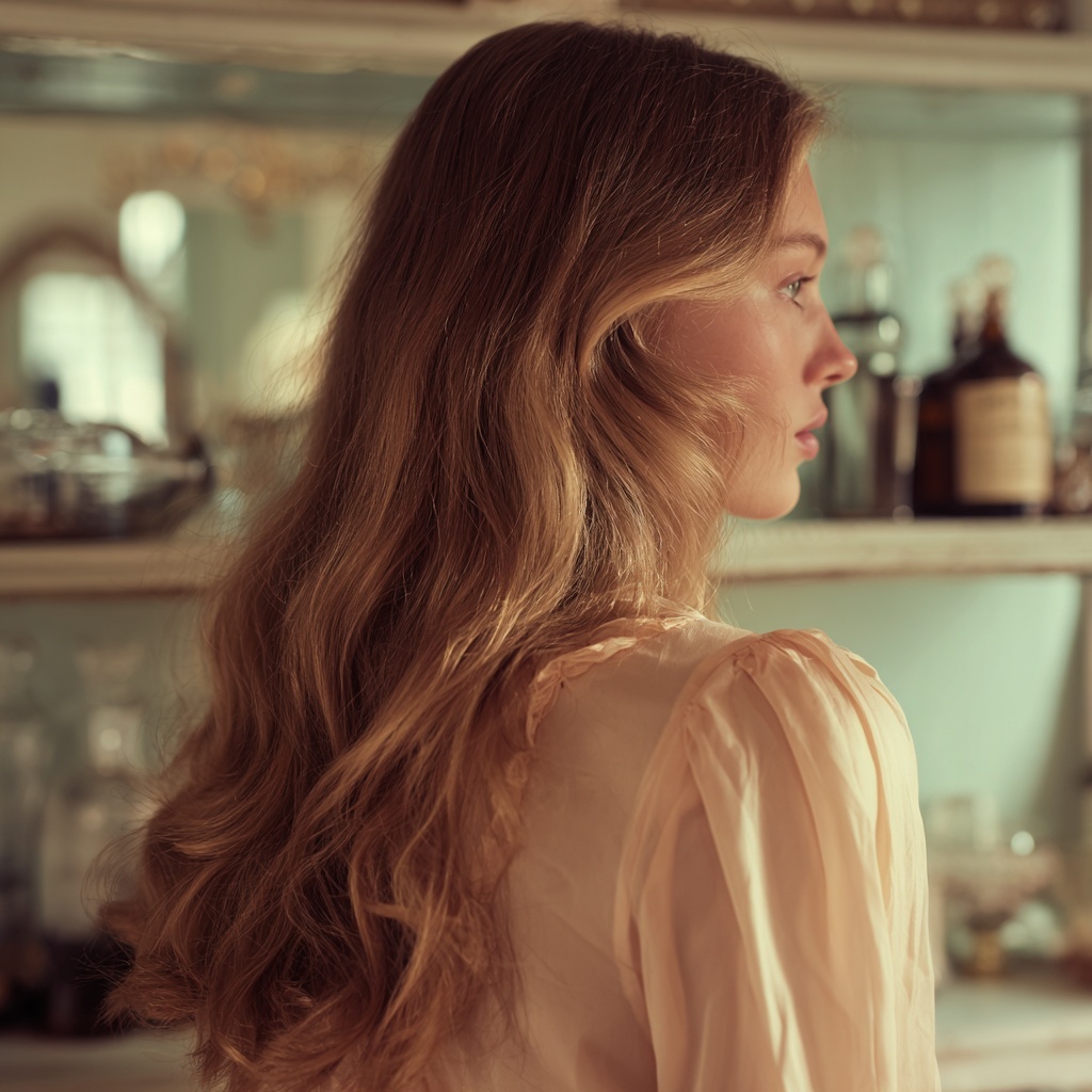 Champagne Rose Layers for Gentle Radiance