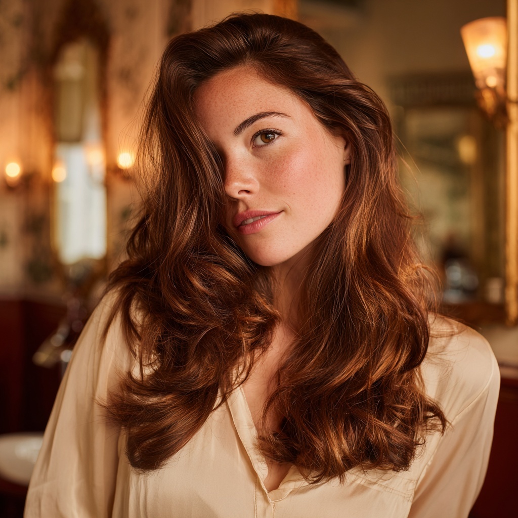 Chestnut Silk Brunette for Soft Warmth