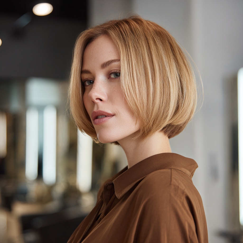 Clean Contour Bob Frames Natural Light