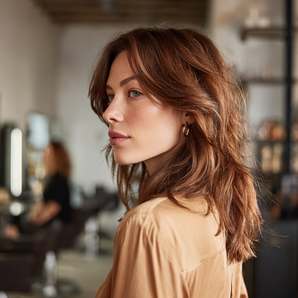 Contoured Shag Balancing Light and Direction