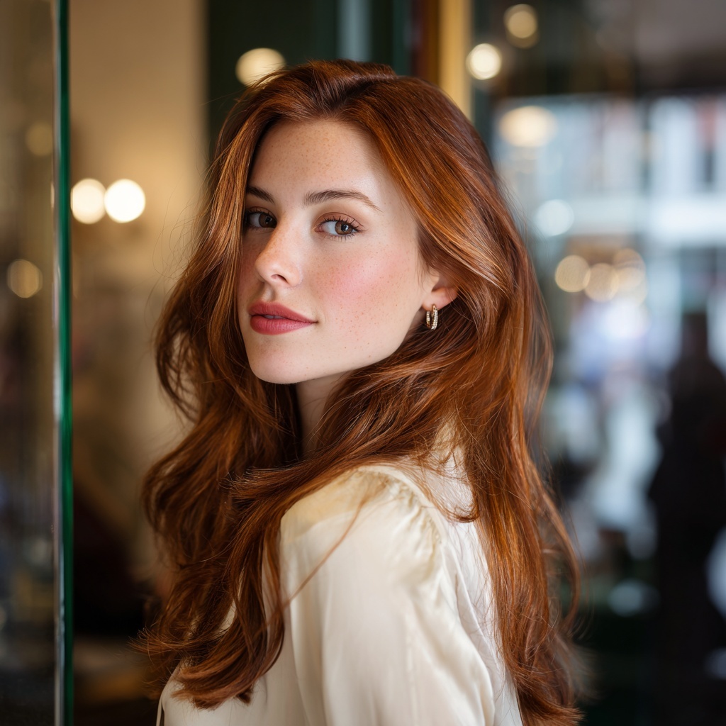 Copper Rose Foilyage Flow for Warm Radiance