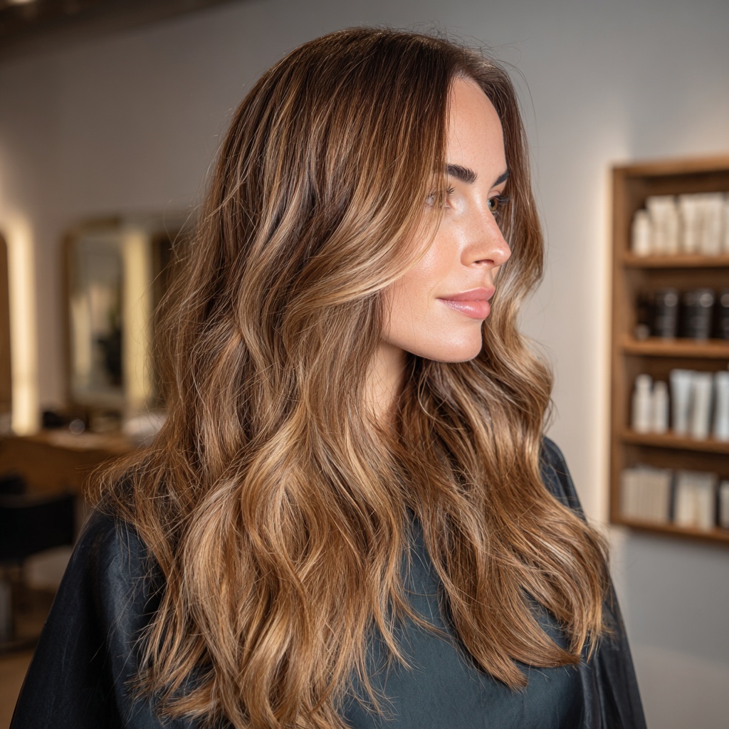 Creamed Hazelnut Balayage for Neutral Glow