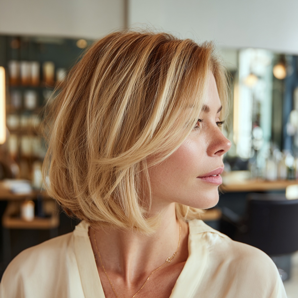 Curved Layer Bob with Fluid Direction