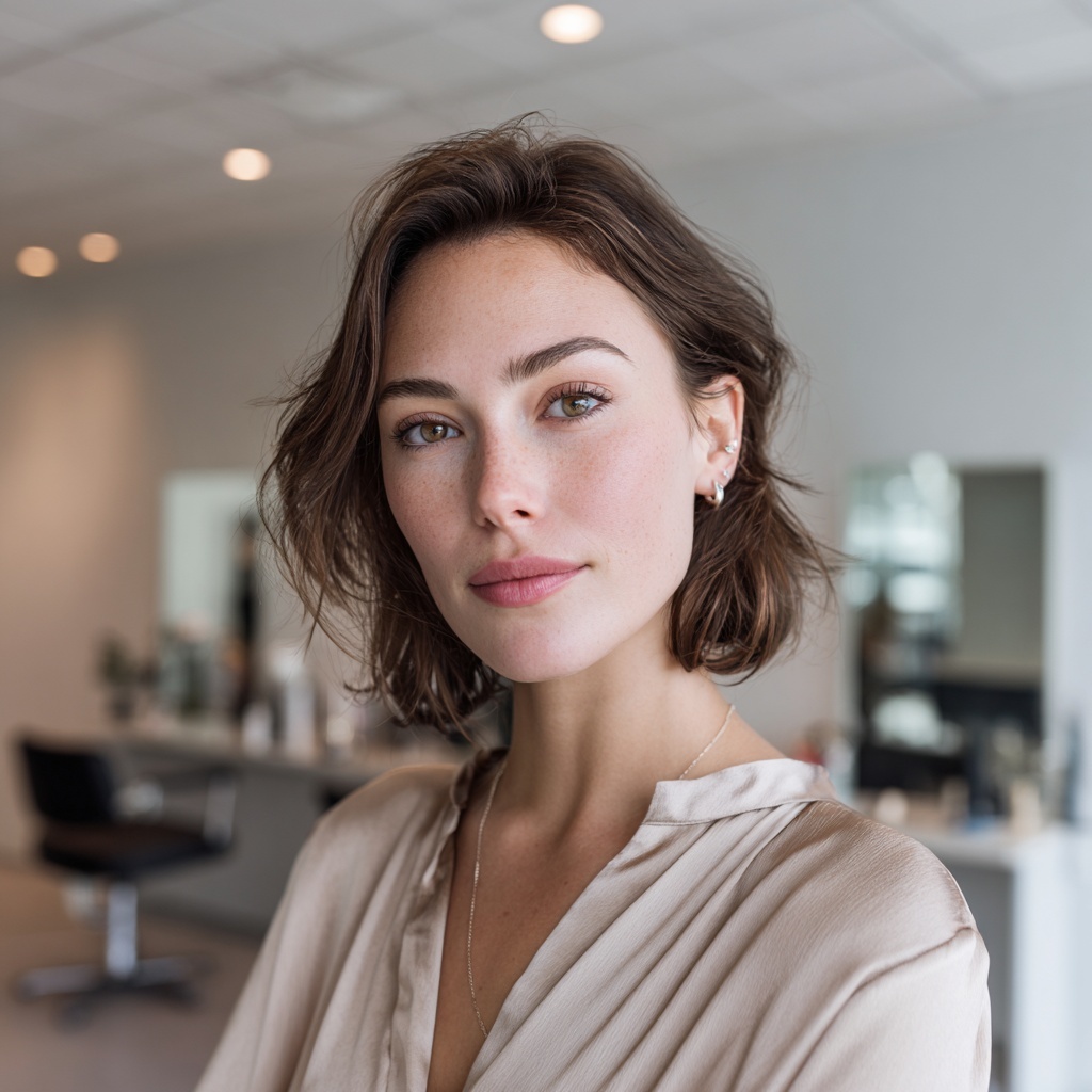 Face-Framing Hybrid Layers for Subtle Balance