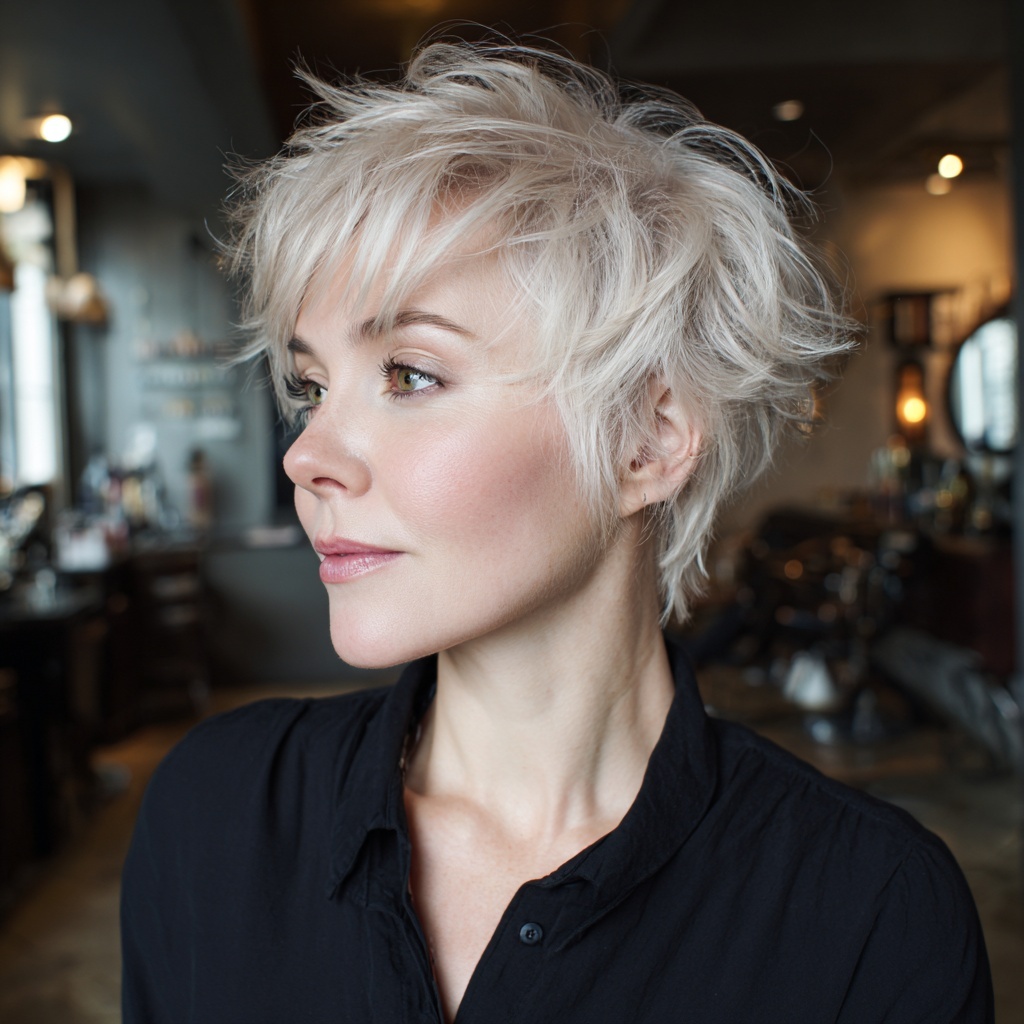 Feathered Ice Pixie With Airy Crown