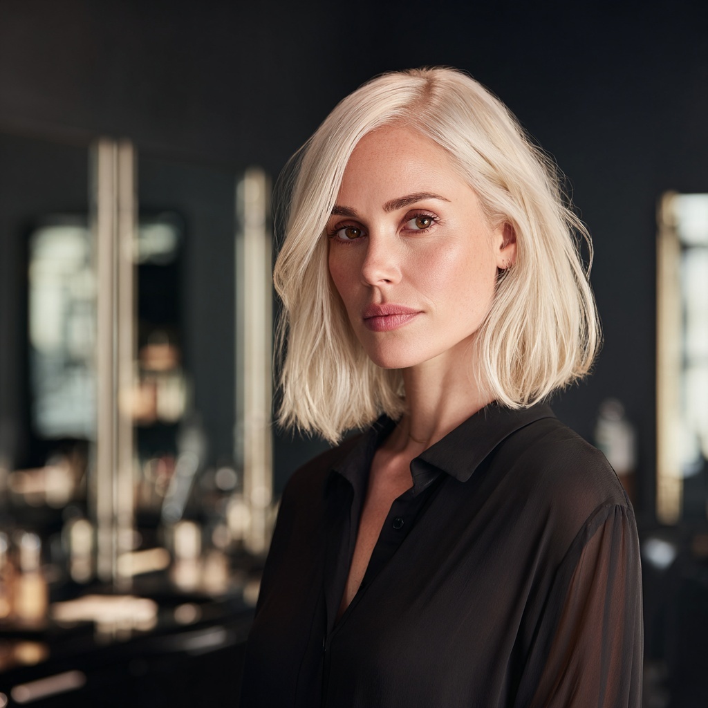 Frosted Platinum Light for Clean Precision