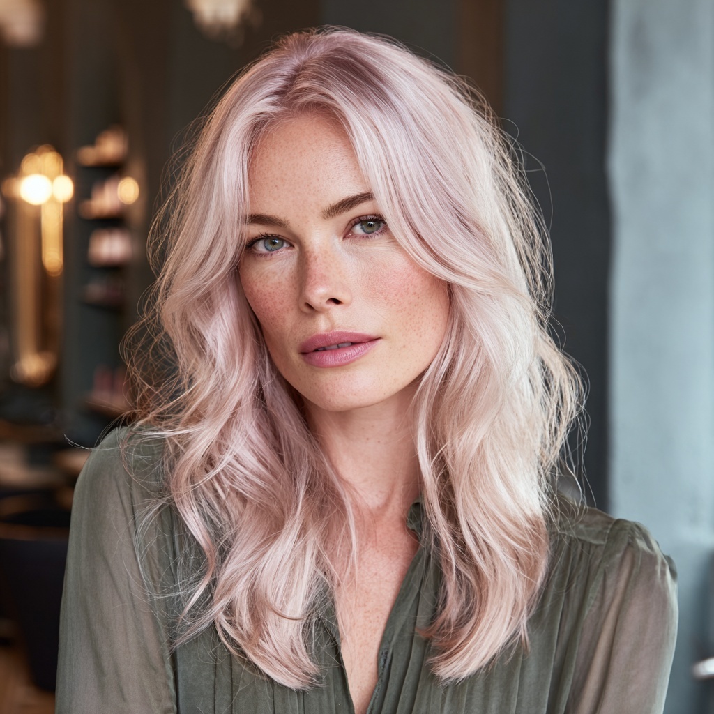 Frosted Rose Platinum for Modern Warmth