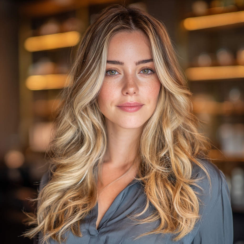 Golden Pearl Root Fade for Balanced Light