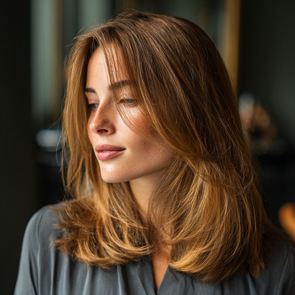 Honey Melt Hush Cut with Natural Lift