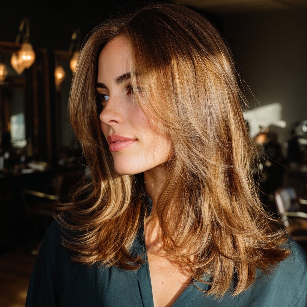 Honey Pearl Frame for Refined Radiance