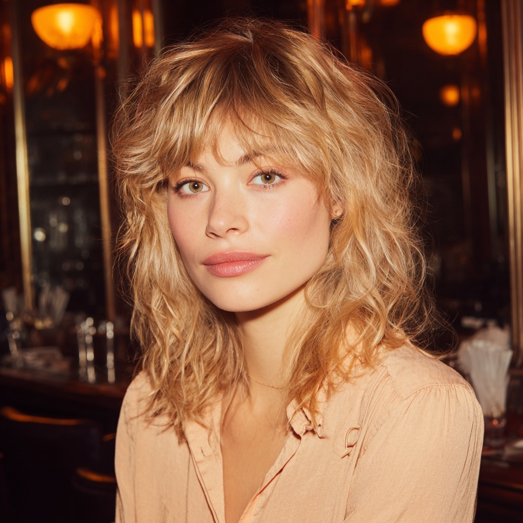 Light Maple Shag with Whipped Layers