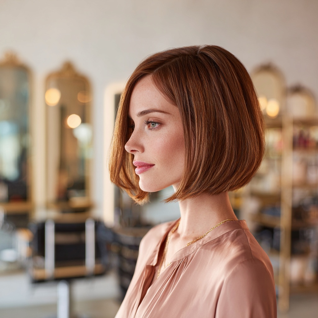 Luminous Curve Bob Showing Polished Ease