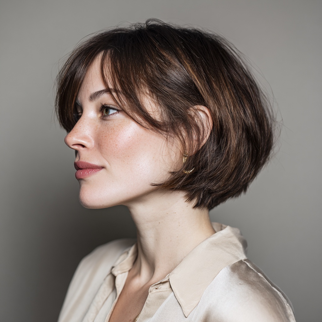 Mini Box Bob with Subtle Layering