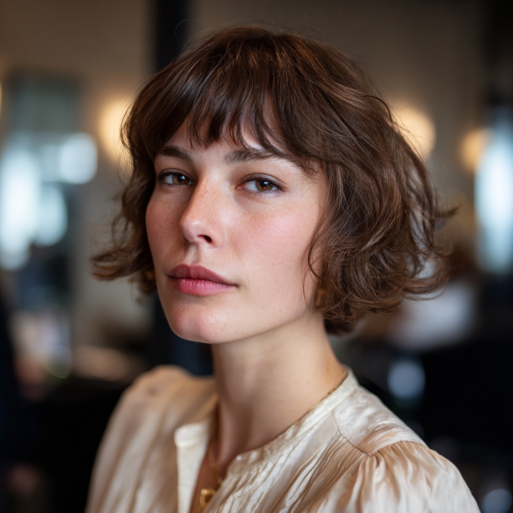 Mini Curved Fringe Bob