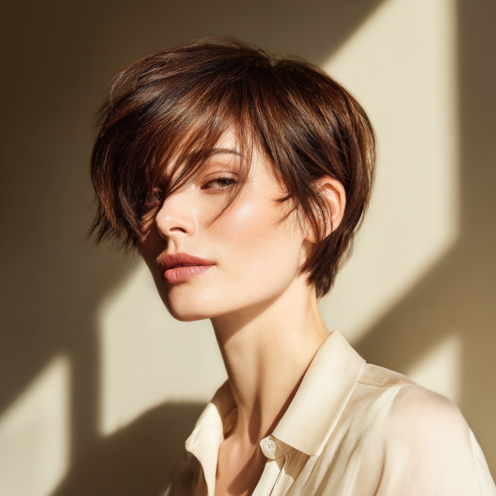 Modern Sculpted Pixie-Bob Holding Form