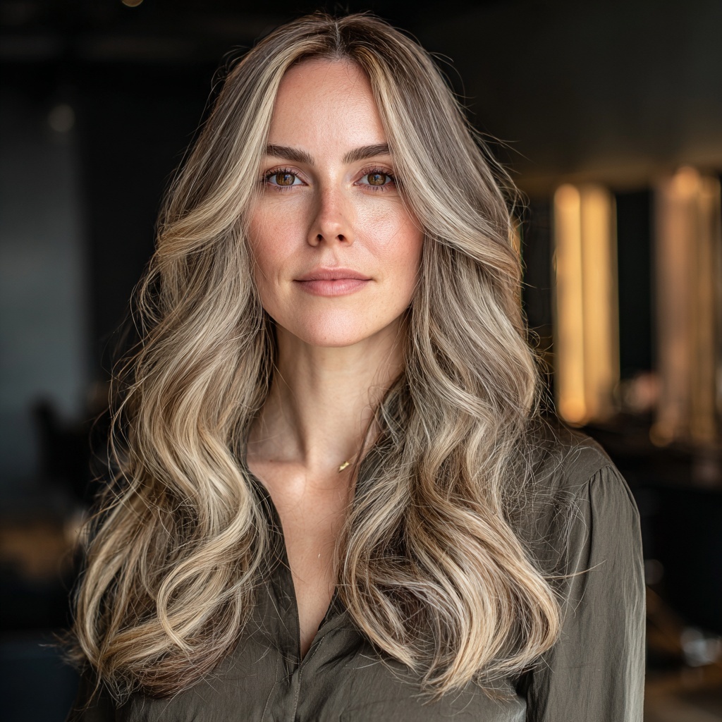 Mushroom Blonde Balayage for Earthy Elegance