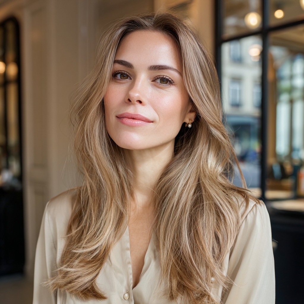 Pastel Gold Balayage for Soft Luminosity