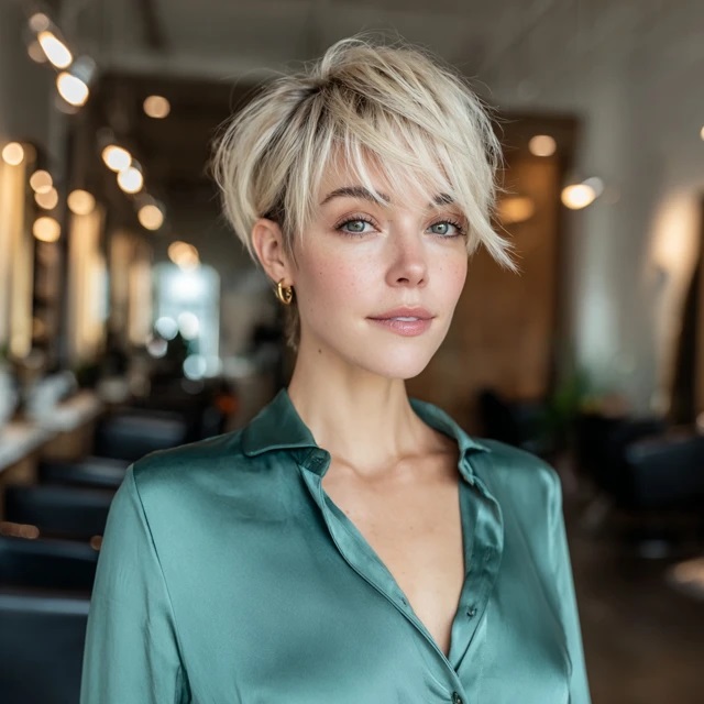 Pixie With Long Top and Tapered Sides