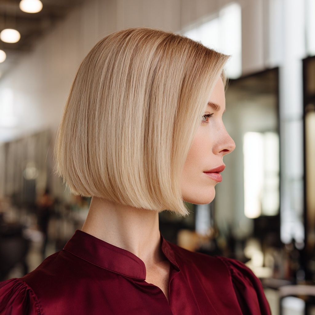 Polished Modern Bob with Clarity