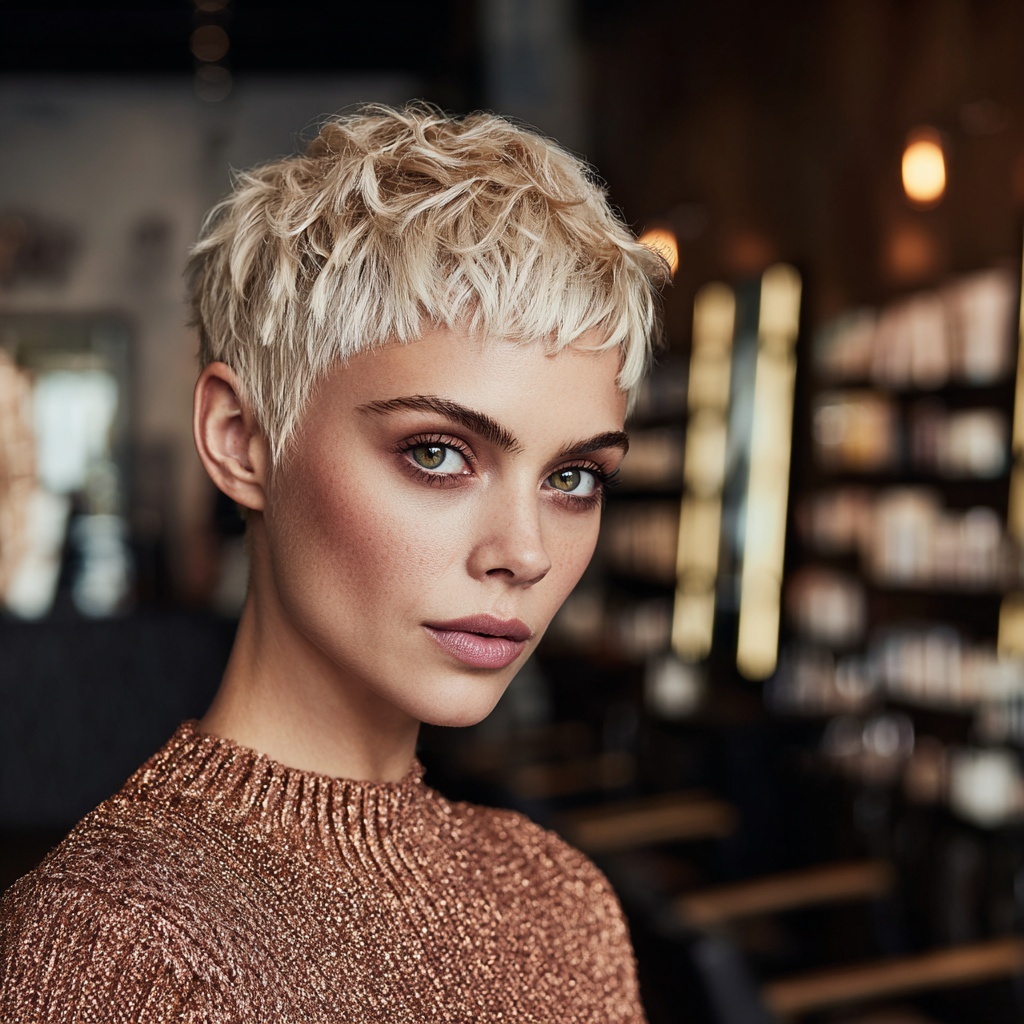 Powdered Crop with Sculpted Detail