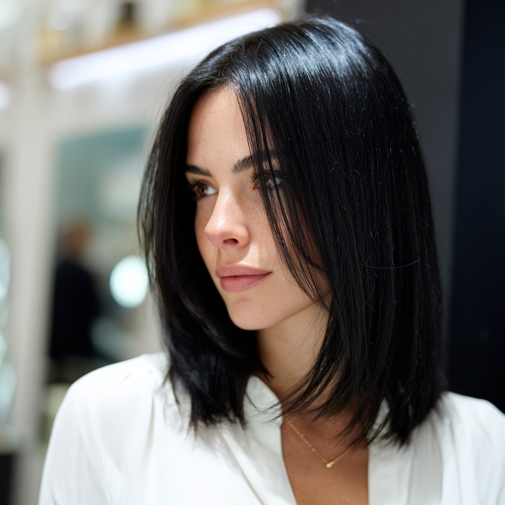 Pure Jet Black Layers for Architectural Balance