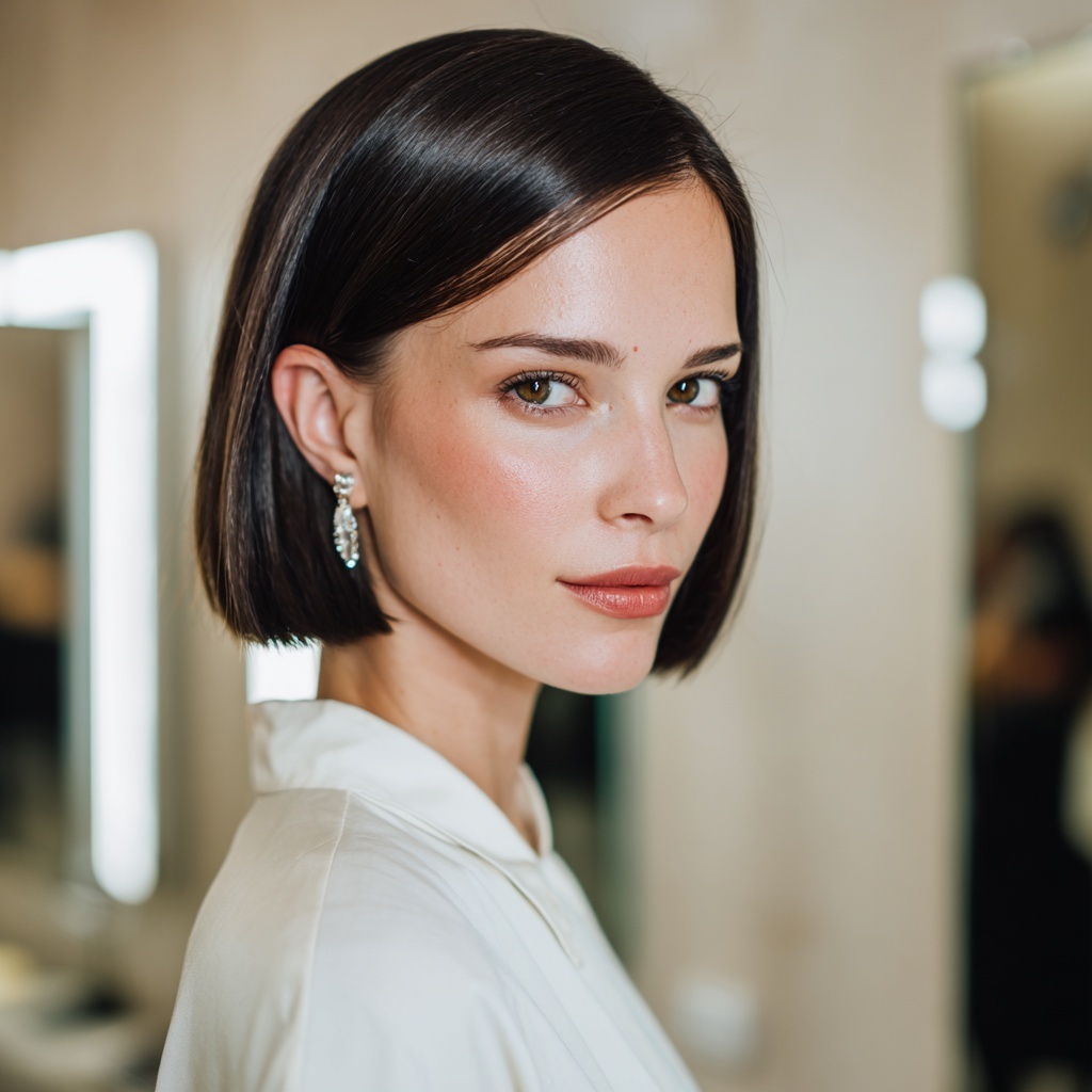 Refined Blunt Bob Shows Modern Clarity